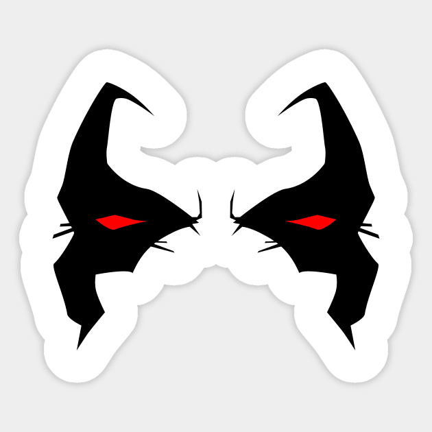 Lobo eyes Sticker by Spikeani